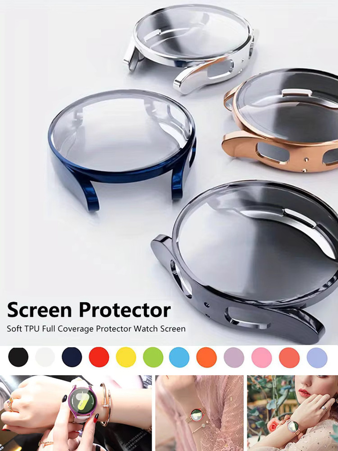Samsung Uhrenzubehör Hülle, Silikon, transparent, Galaxy Watch 4 5 6 7 - Bild 5