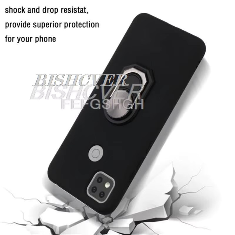 Ulefone Armor 23 Ultra Schutzhülle aus weichem Silikon mit Ringhalterung in Schwarz - Bild 3