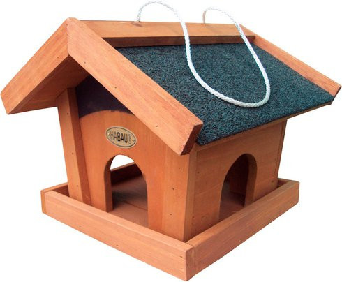 HABAU Futterhaus Goldammer in Braun aus Holz - Bild 1