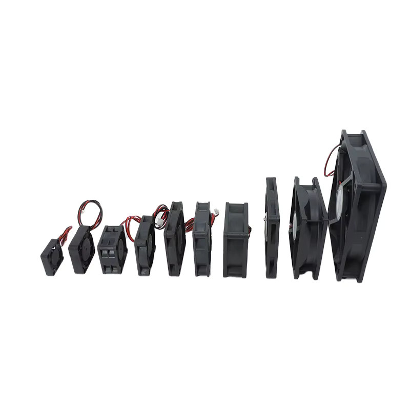 Gakaki DC 12V 2-Pin Lüfter für 3D-Drucker und PC-Gehäusekühlung, Schwarz - Bild 3