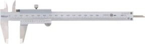 Mitutoyo Nonius Messschieber aus Edelstahl in Silber, Messbereich 0-150 mm, Genauigkeit 0,05 mm, metrisch - Bild 1