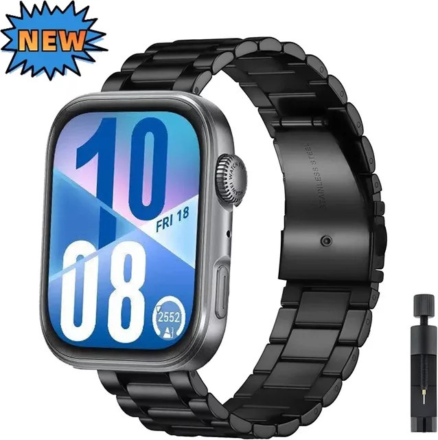 Huawei Uhrenarmband Edelstahl, Unisex, für Huawei Watch Fit 3/4/4pro - Bild 1