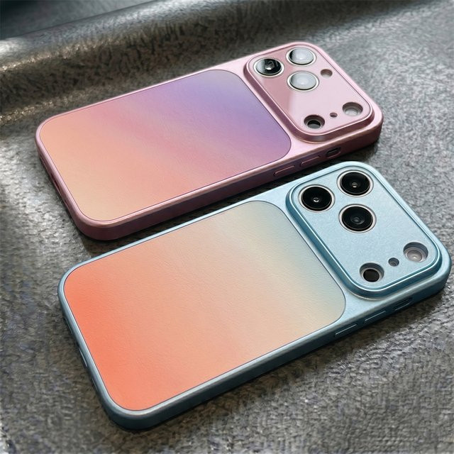 Stoßfeste iPhone Handyhülle mit Farbverlauf und Linsenschutz in Balsam Multicolor - Bild 1