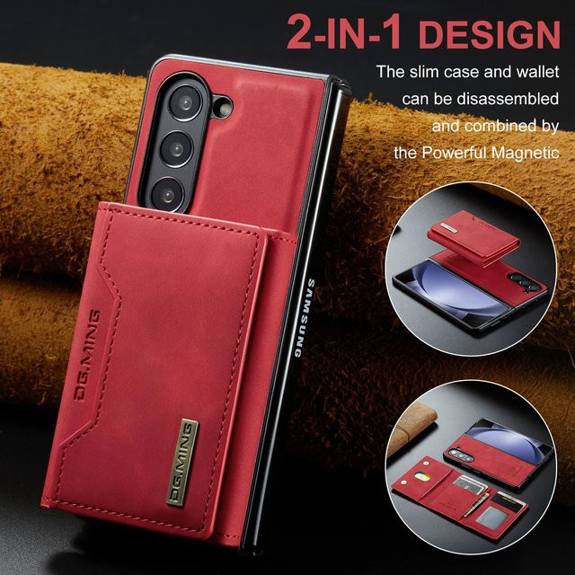 Samsung Galaxy Z Fold5 5G Schutzhülle aus Leder in Braun - Bild 1