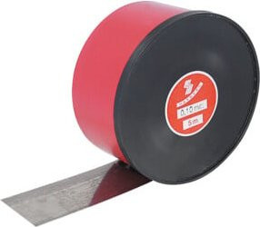 Hasberg Fühlerlehrenrolle aus Stahl in Rot, Breite: 50 mm, Länge: 5 m, Dicke: 0,15 mm - Bild 1