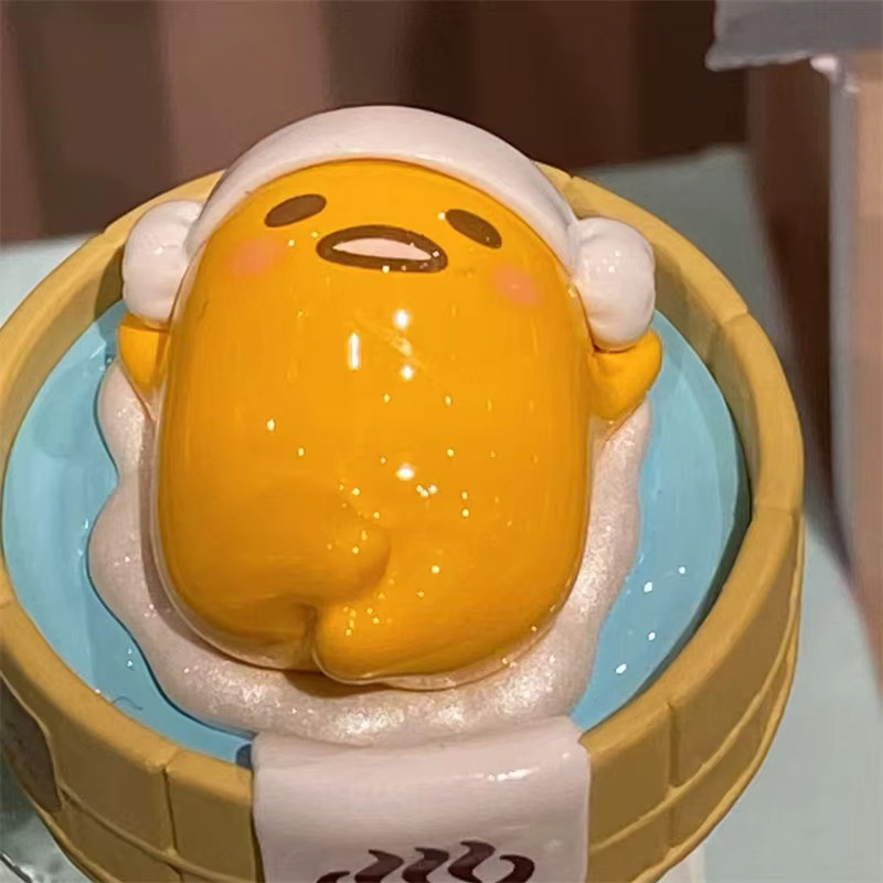 Sanrio Hot Spring Pompompurin Kuromi Melody Pochacco Cinnamoroll Gudetama TuxedoSam Kuromi, Actionfiguren, Puppen - Bild 2