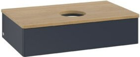 V&B Waschtischunterschrank Antao ohne Frontstruktur in Eiche Honig, lackiert, B/T/H: 80 x 19 x 50 cm - Bild 1