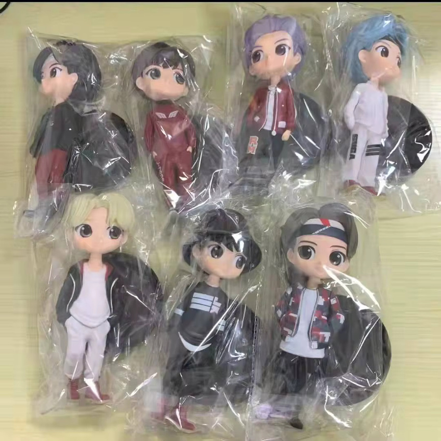 Bandai Bangtan Boys Puppe Modell, 7-teiliges Set, Action Figure - Bild 3