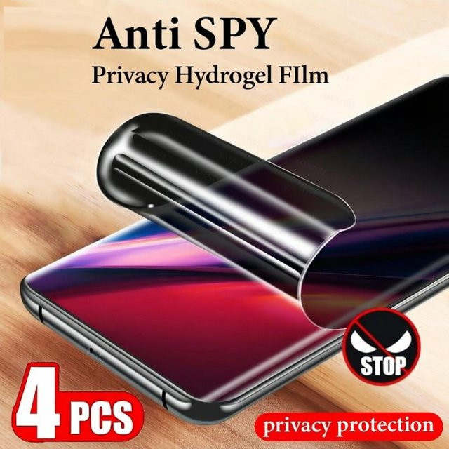 4er-Pack Xiaomi Datenschutz-Hydrogel-Displayschutzfolie für Redmi Note 13 14 12 14S 10 9 Pro 12C 13C 14C 15 - Bild 1