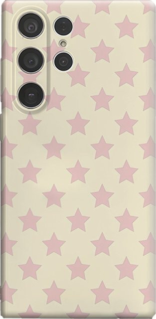 Potdemiel Blush Star Dot Handyhülle für Samsung Galaxy S25 Ultra, S24 und S23 Ultra Plus in Pink, stoßfeste doppellagige Rückseite - Bild 1