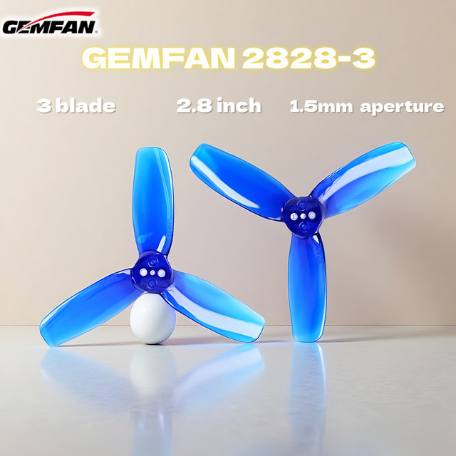 GEMFAN Drohnen-Fußballpropeller, Blau, Kunststoff - Bild 1