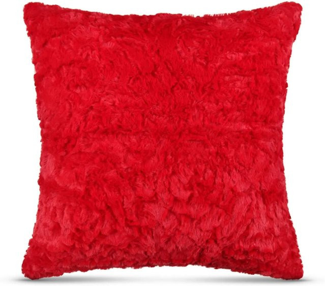 Bestlivings Kissenhülle Rose Kuschel in Rot, B/B/B: 60 x 60 x 60 cm - Bild 1