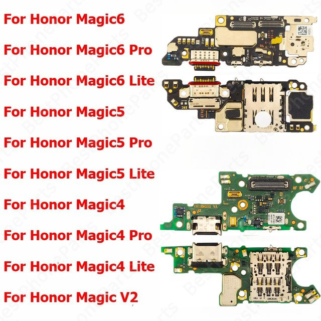 USB Ladeport Flexkabel PCB Dock für Huawei Honor Magic 6 5 Pro 4 Lite V2 in Multicolour - Bild 1