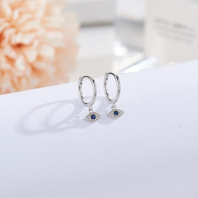 REETI Creolen 925 Silber, Zirkonia, Damen - Bild 1