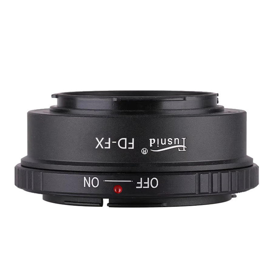 FD-FX Adapterring von FD-FX für Canon FD FL Mount Objektive auf Fujifilm X Mount für Fuji X-A10 X-M1 X-E3 X-E2 T1 Kameras, Schwarz - Bild 2
