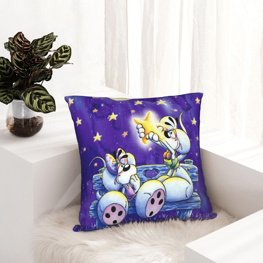 Diddl Diddlina Kissenbezug von JMG Clothing in Mehrfarbig, B/T/H: 50 x 50 x 0 cm - Bild 1