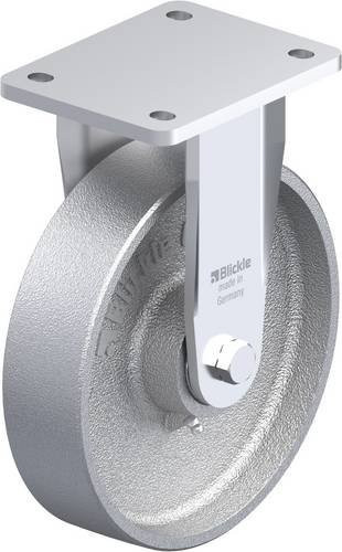 Blickle Bockrolle BO-G 200K in Silber und Grau mit 200 mm Rad-Durchmesser und 1100 kg Tragfähigkeit - Bild 1
