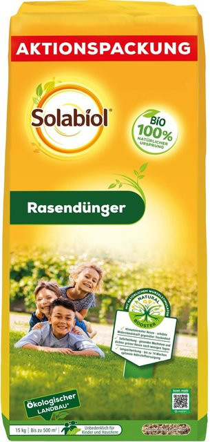 Solabiol Bio Rasendünger organisch mit Langzeitwirkung 15 kg - Bild 1