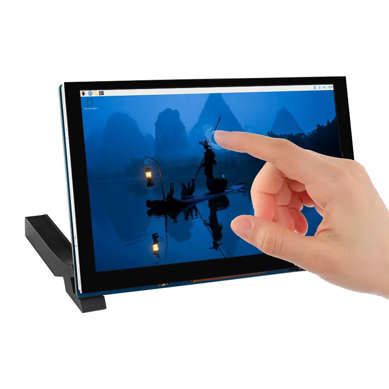 FUNKEYDO Raspberry Pi 5 7 Zoll IPS DSI Display mit kapazitivem Touchscreen, 800x480 Auflösung, PWM Touchscreen-Monitor für Raspberry Pi 4B/3B+/3B - Bild 2