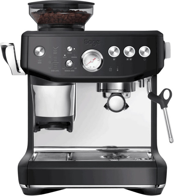 Sage Barista Express Impress Siebträgermaschine in Black Truffle Schwarz - Bild 1