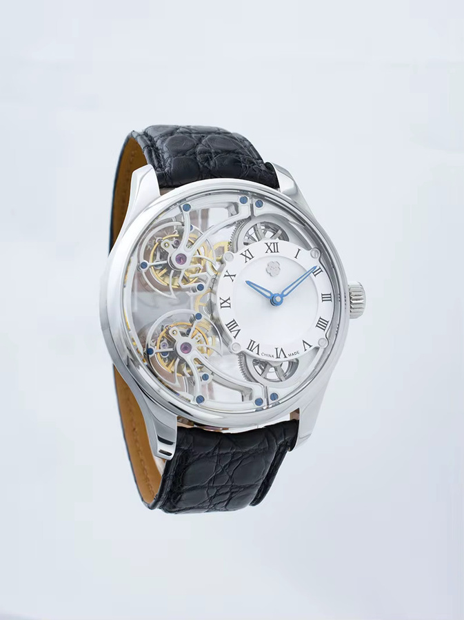JILIAN Armbanduhr Automatik, Edelstahl, Silber, Herren - Bild 2
