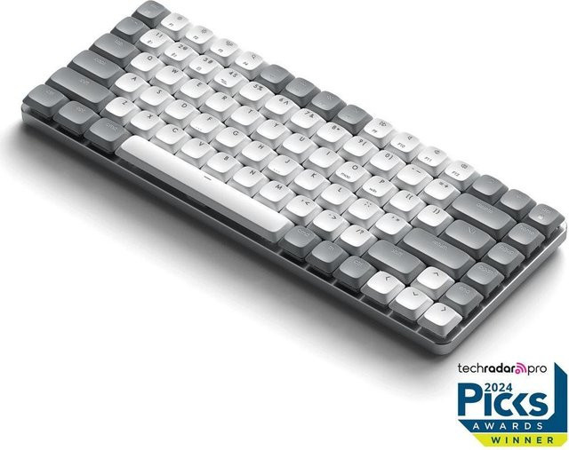 Satechi SM1 Slim Mechanical Backlit Bluetooth Tastatur QWERTZ Grau - Bild 1