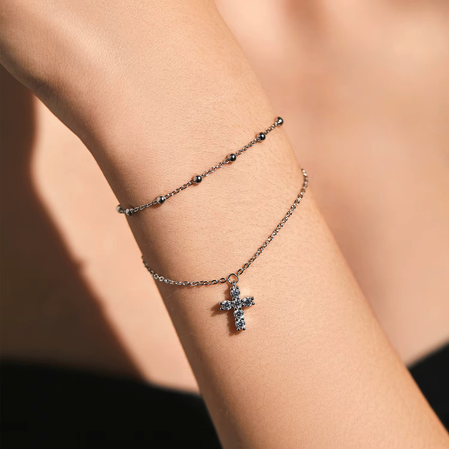 MODIAN Armband, 925 Silber, Zirkonia, Perle, Damen - Bild 2