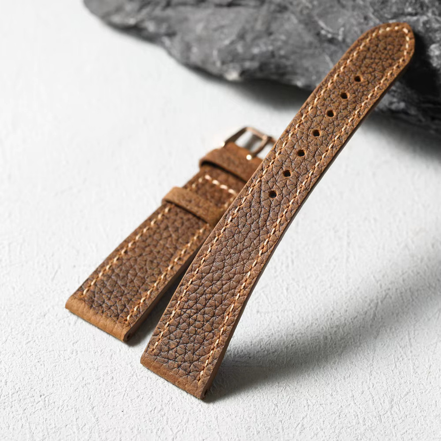 Raystray Armband Rindsleder, Litschi-Muster, Unisex, Vintage - Bild 2