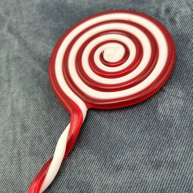 RIBBON HOUSE Weihnachtslollipop Cartoon Anhänger aus Kunststoff in Rot, Höhe: 16 cm - Bild 1