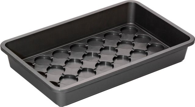 Universal-Anzuchtschale für Gemüse in Anthrazit, B/T/H: 38 x 24 x 6 cm - Bild 1