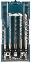 Makita Hammerbohrer-Set SDS-plus, 5-teilig, Farbe: Silber - Bild 1