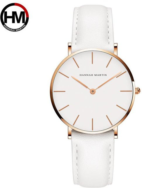 Hannah Martin Damenuhr, Quarz, Weiß, 36 mm, 3 ATM - Bild 1
