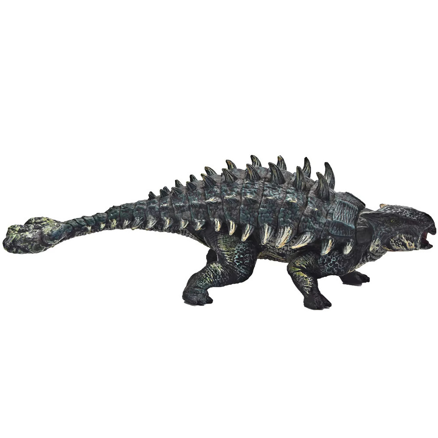 XIALIBAOMOWAN Prähistorische Jurassic Ankylosaurier Saichania Dinosaurier Modell, Actionfigur, Kunststoff - Bild 4