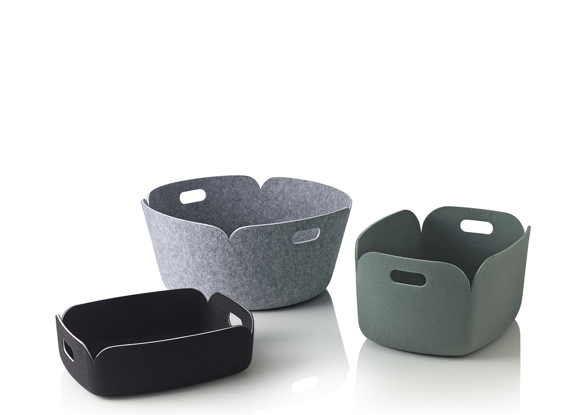 Muuto Restore Tablett aus Kunststoff in Grün und Grau - Bild 2