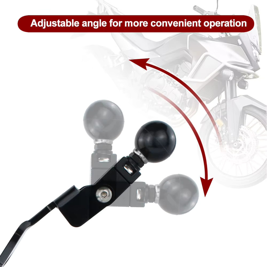 Xracingmoto Motorrad Navigation Telefonhalterung für Honda NC750X / NC750XAM / NC750X DCT (2021-2024) mit Windschutzscheibe, Schwarz - Bild 4