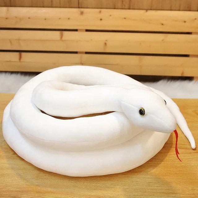Kidsly Python-Schlangen-Plüschtier, Boa Cobra, Plüschkissen, ab 14 Jahren - Bild 1
