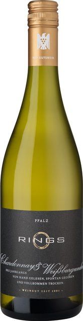 Rings Chardonnay Weißwein, Pfalz, trocken, 2025, 0,75 l - Bild 1