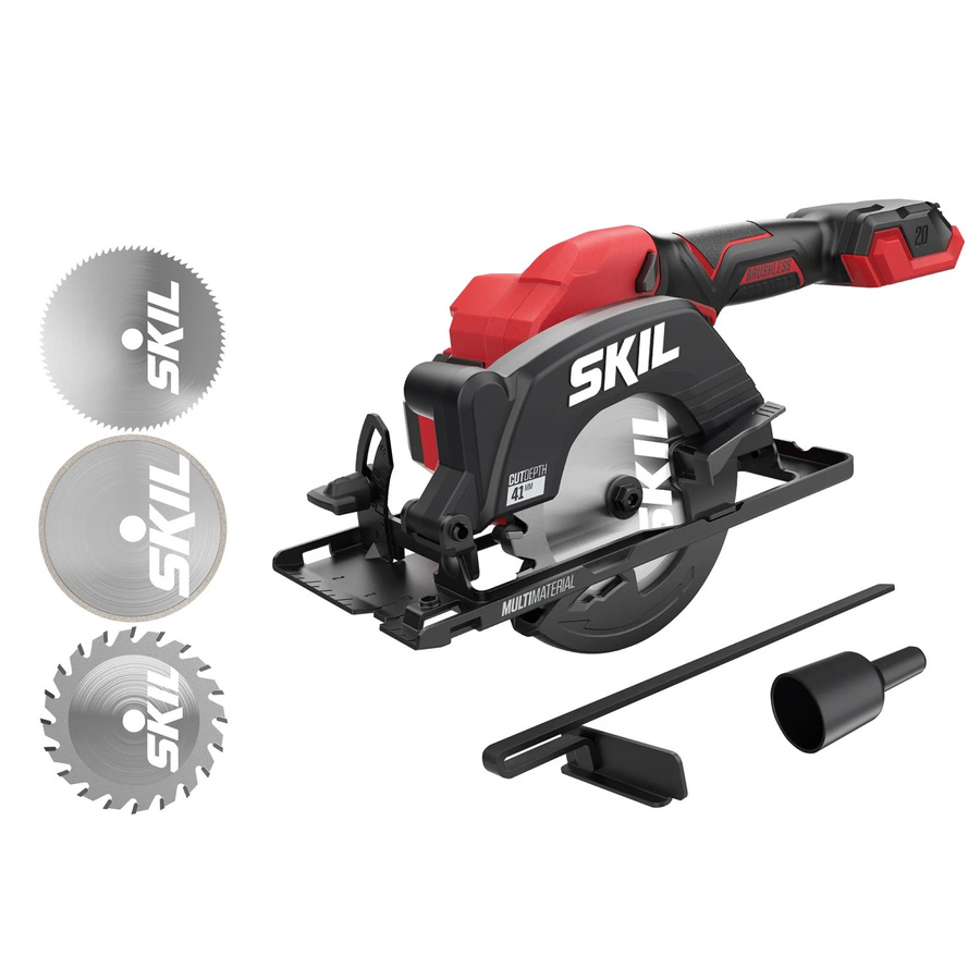 Skil Akku-Handkreissäge Compact 3540CA Bürstenlos in Rot ohne Akku und Ladegerät - Bild 2