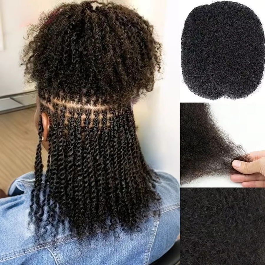 Rebecca Youth Afro Kinky Curly Bulk Echthaar, Unisex - Bild 1