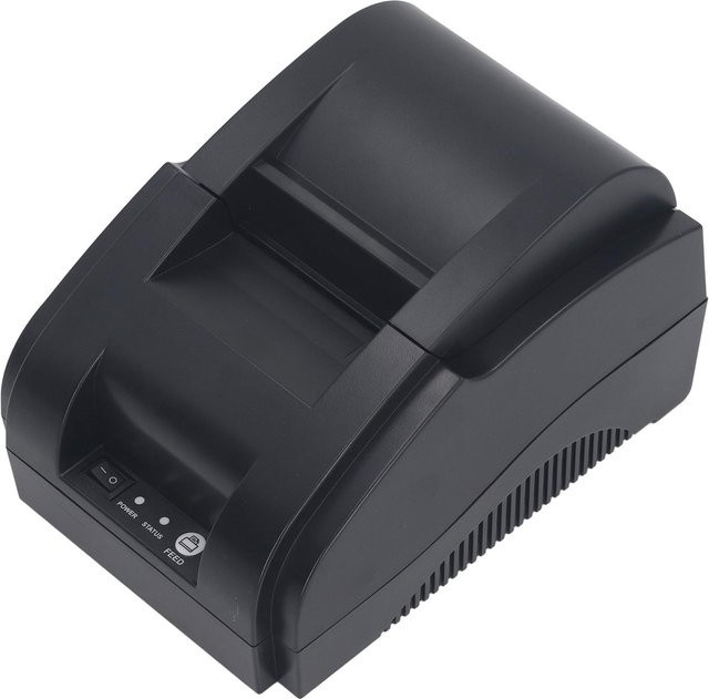 DIYelecs Thermodrucker mit 58mm Druckbreite in Schwarz für Windows und iOS via USB-A - Bild 1