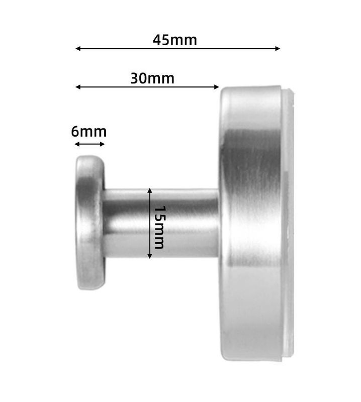 Bestbags 2er-Set Saugknapfhaken aus Edelstahl in Silber als wasserdichter Wandhänger für das Badezimmer - Bild 4