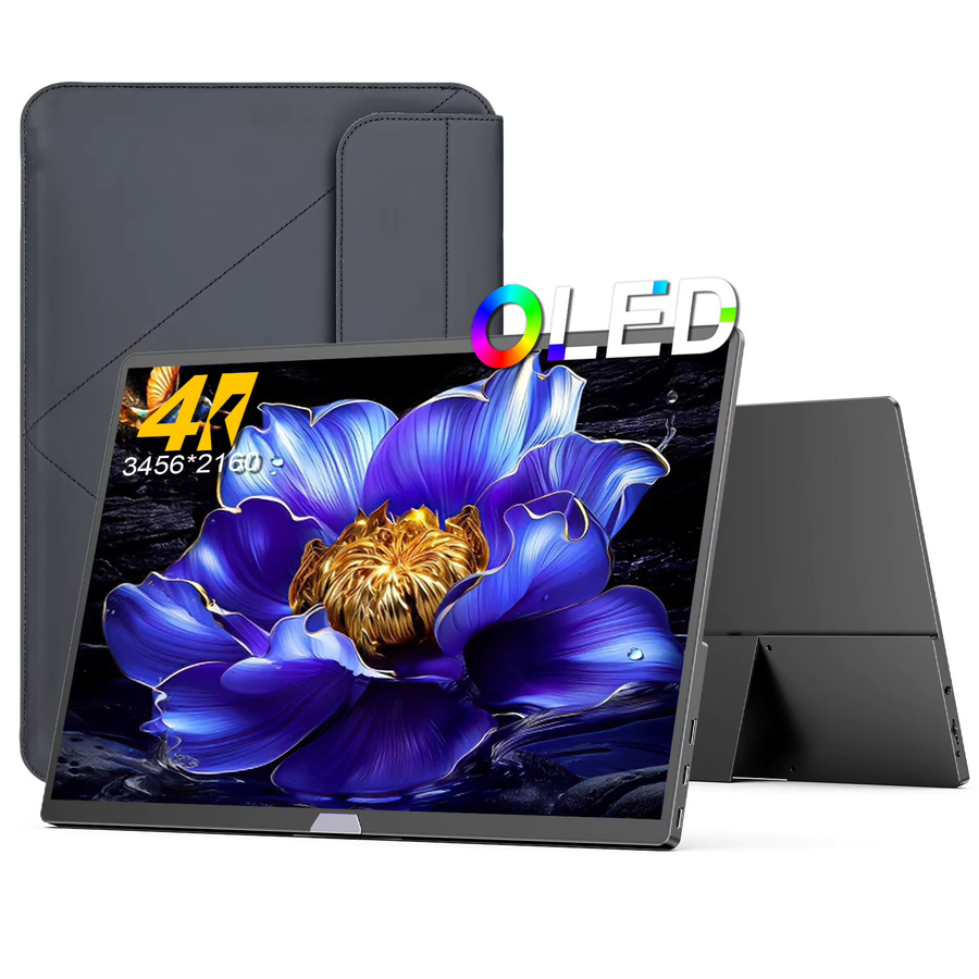 UPERFECT UColor O2 Pure 15,6 Zoll 4K UHD tragbarer Monitor in Schwarz mit 100% DCI-P3 und 500 Nits für PC, Laptop, Smartphone und Konsolen - Bild 1