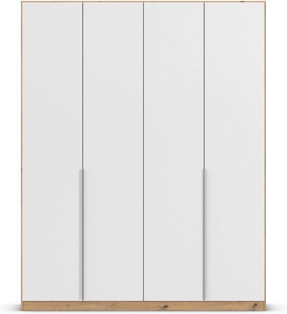 RAUCH Drehtürenschrank Alabama Weiß Eiche mit Schubkasteneinsatz und Kleiderstangen B/H: 181 x 229 cm - Bild 1