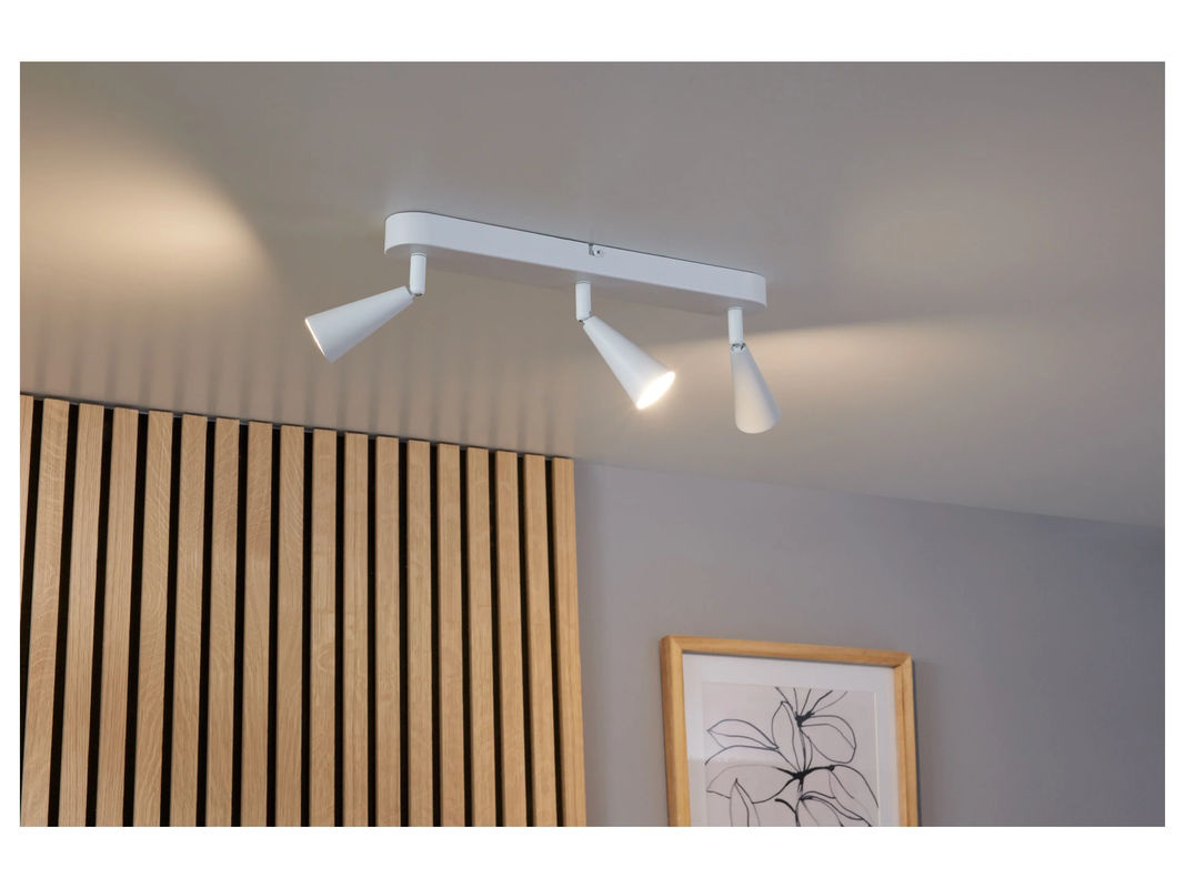 LIVARNO HOME Deckenspot Wand- und Deckenschiene 3flammig in Weiß, oval, LED-Schienensystem für den Innenbereich - Bild 3