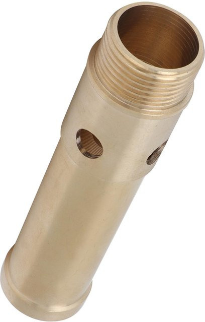 Sprudelnde Fontänendüse mfySpace aus Messing in Beige und Gold für Garten und Teich mit Außengewinde G1 1/2 46mm - Bild 1