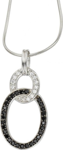 Celesta Halskette 925 Silber, Zirkonia, Damen, 42+5 cm - Bild 1