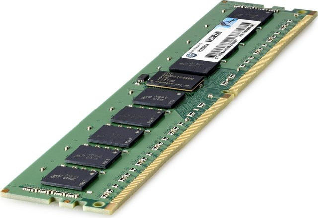 HP 16GB DDR4-2133 Registered Dual Rank x4 RAM Kit (726719-B21) in Grün - Bild 1
