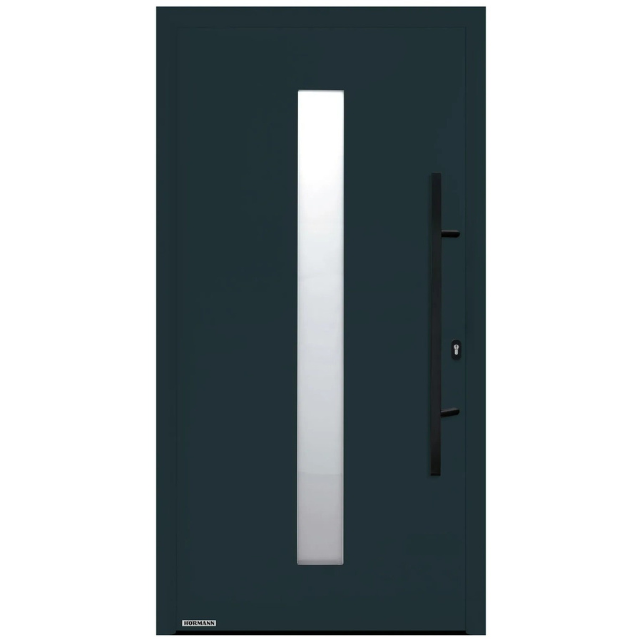 Hörmann Haustür Thermo65 Motiv 610S mit Glaseinsatz Anthrazitgrau B: 110 cm, H: 210 cm, DIN Rechts - Bild 2