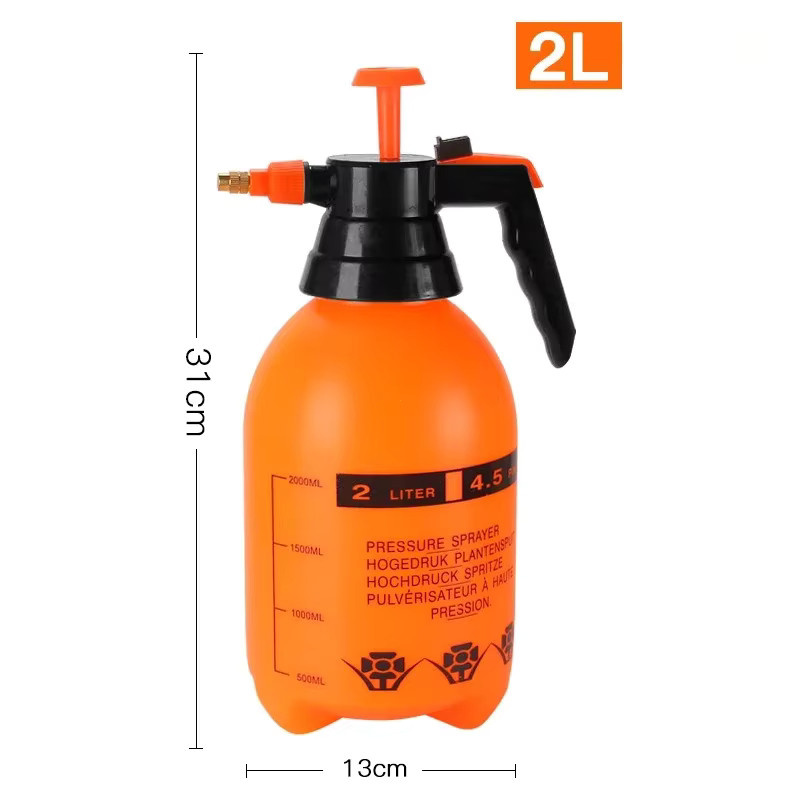 Handdruck Garten Sprayer mit Trigger-Luftpumpe in Orange zur Reinigung und Desinfektion - Bild 5