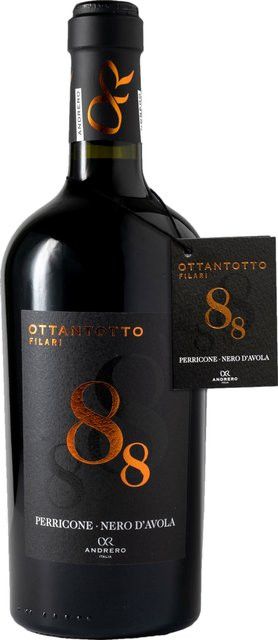 Andrero 88 Rotwein Perricone Nero d’Avola Sicilia 2023, trocken, 0,75 l - Bild 1